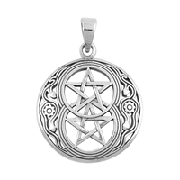 Silver Pendant - Devil Star