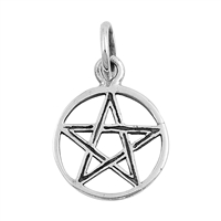 Silver Pendant - Devil Star