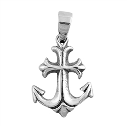 Silver Pendant - Anchor