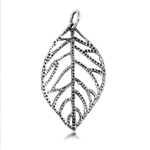 Silver Pendant - Leaf