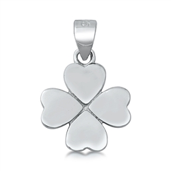 Silver Pendant - Clover