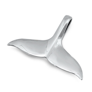 Silver Pendant - Whale Tail