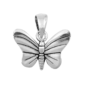 Silver Pendant - Butterfly