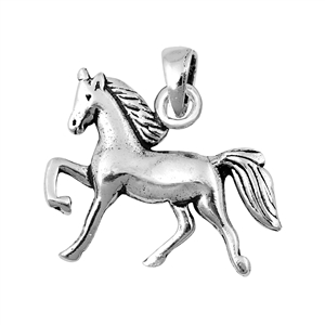 Silver Pendant - Horse