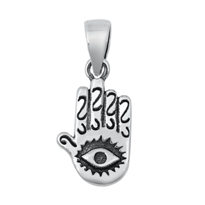 Silver Pendant - Hamsa