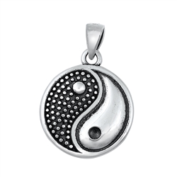 Silver Pendant - Yin Yang