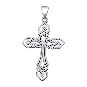 Silver Pendant - Celtic Cross