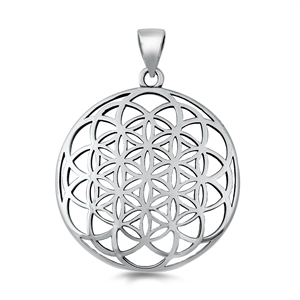 Silver Pendant - Mandala