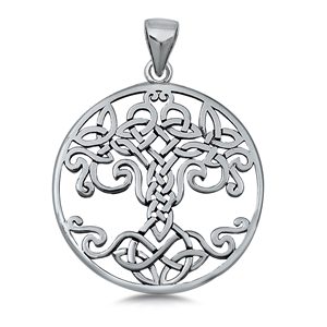 Silver Pendant - Celtic Tree of Life