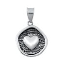 Silver Pendant - Heart