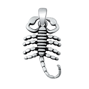 Silver Pendant - Scorpion