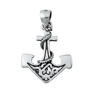 Silver Pendant - Anchor