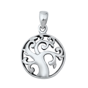 Silver Pendant - Tree