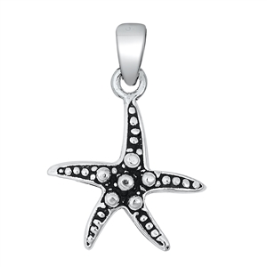 Silver Pendant - Starfish