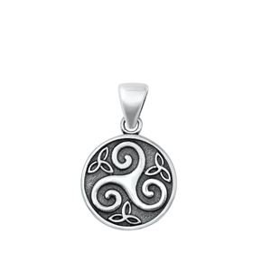 Silver Pendant - Triskelion