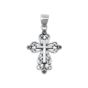 Silver Pendant - Cross