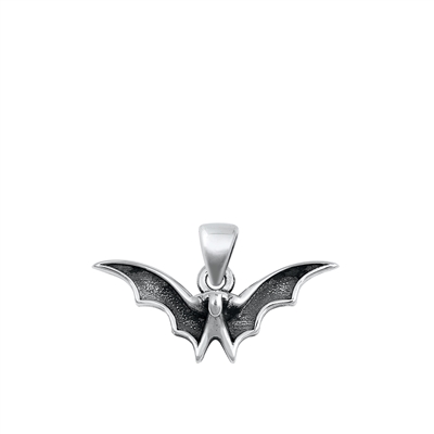 Silver Pendant - Bat