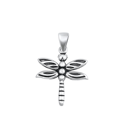 Silver Pendant - Dragonfly