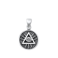 Silver Pendant - Eye of Providence