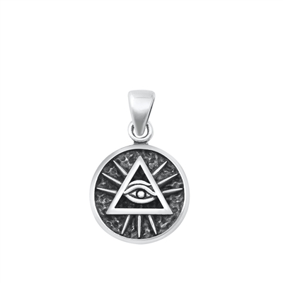 Silver Pendant - Eye of Providence