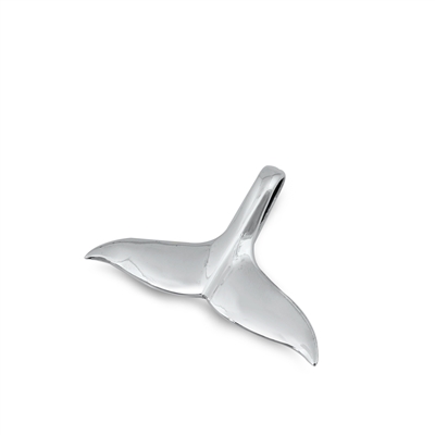 Silver Pendant - Whale Tail