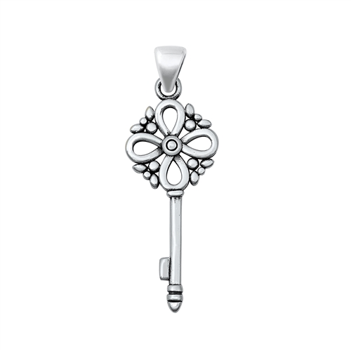 Silver Pendant - Key