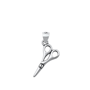 Silver Pendant - Scissors