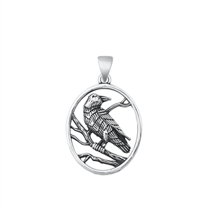 Silver Pendant - Bird