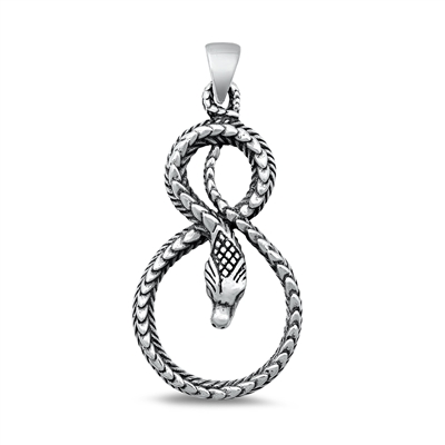 Silver Pendant - Snake