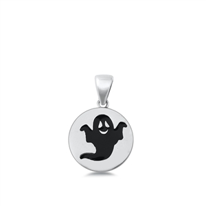 Silver Pendant - Ghost
