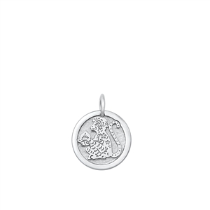 Silver Pendant -  Zodiac Monkey