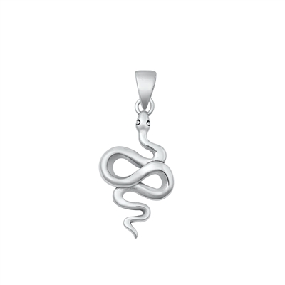 Silver Pendant - Snake