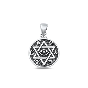 Silver Pendant - Star of David