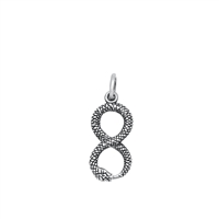 Silver Pendant - Snake