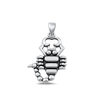 Silver Pendant - Scorpion