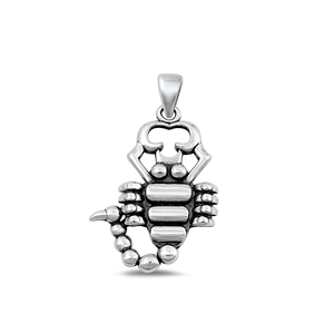 Silver Pendant - Scorpion