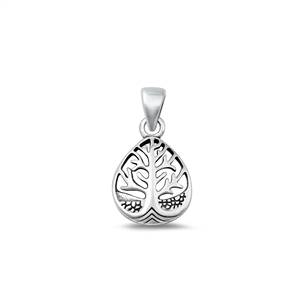 Silver Pendant - Tree