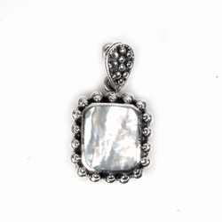 Silver Stone Pendant