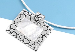 Silver Stone Pendant