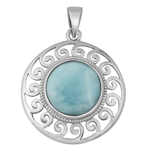 Silver Stone Pendant