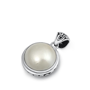 Silver Stone Pendant