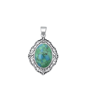 Silver Stone Pendant