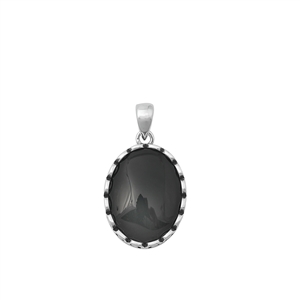 Silver Stone Pendant