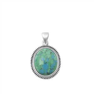 Silver Stone Pendant