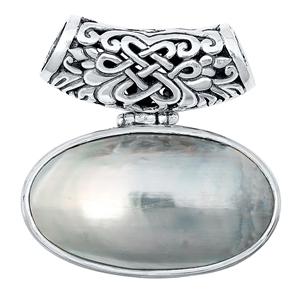 Silver Stone Pendant