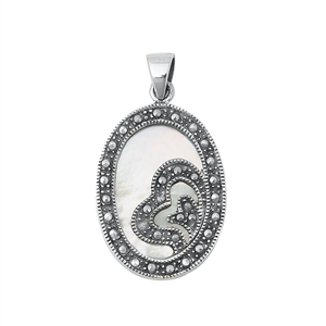 Silver Stone Pendant