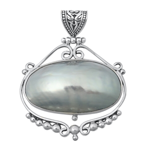 Silver Stone Pendant