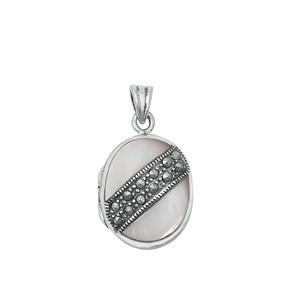 Silver Stone Pendant