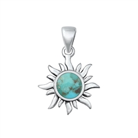 Silver Pendant - Sun