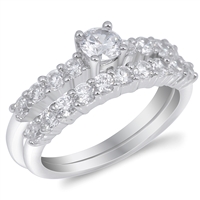 Silver CZ Ring